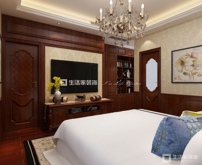 电视墙欧式古典 融侨观邸