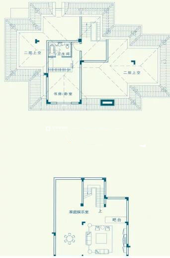 中式户型图装修效果图