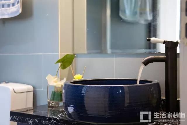 婚房装修 北欧简约风卫生间洗手盆