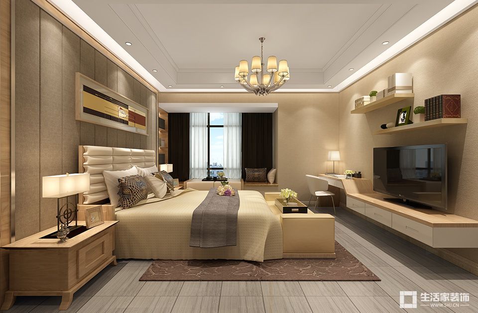 卧室电视墙装修效果图大全