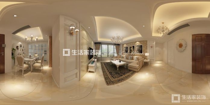 榻榻米紫金华府 简欧效果图