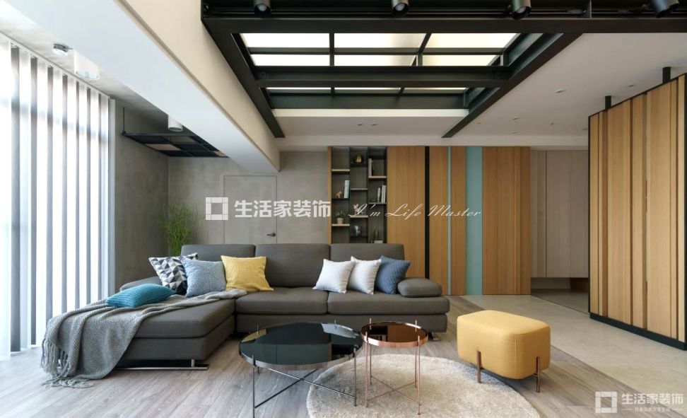储物柜跃层家装案例 双流自建房