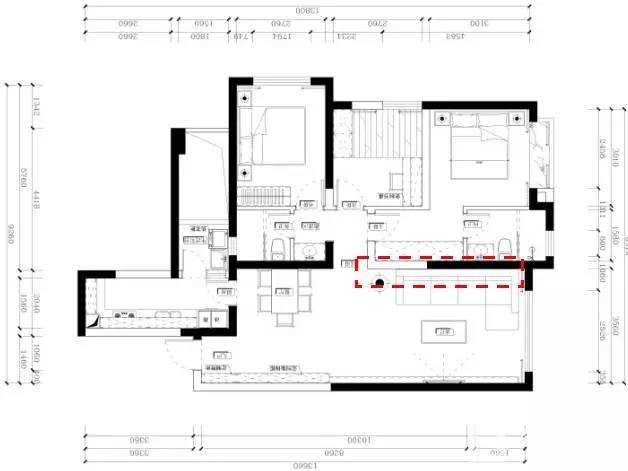 沙发背景平面图
