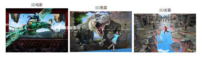 3D電影、畫展、街景