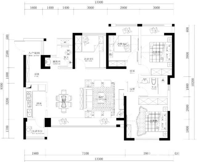 改后平面布置图