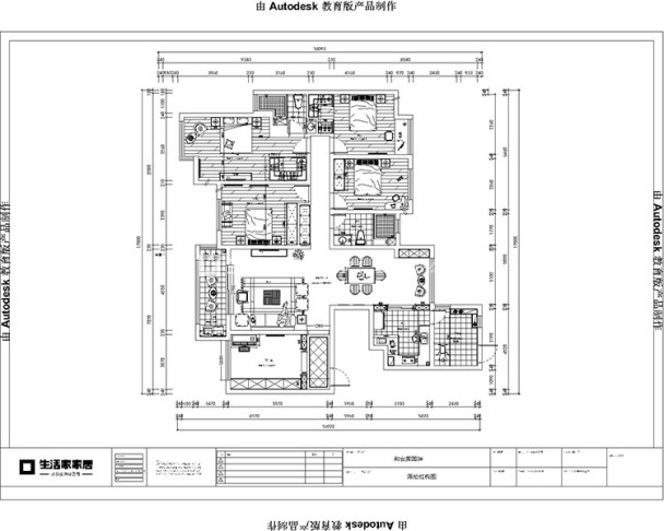 户型图和安家园180平欧式风格装修效果图