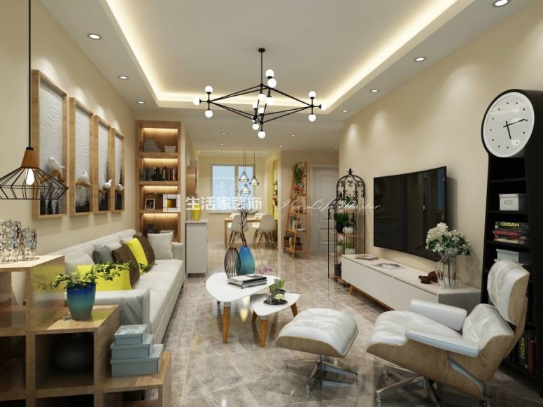 储物柜工业风的软装配饰、自然的元素、居住在丛林中