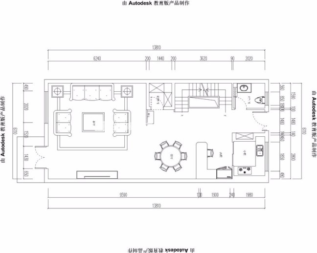 户型图鹭领景园，现代美式风格效果图，装修装饰效果图