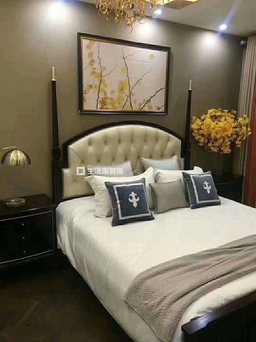 户型图卧龙墨水湖边  港式轻奢风格 