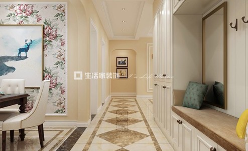 榻榻米美式简约  三居室