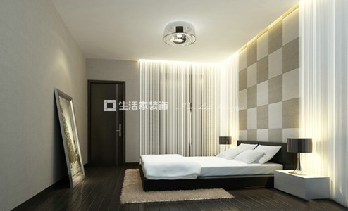 飘窗现代极简 二居室