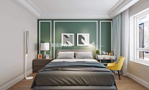 电视墙现代简约 三居室