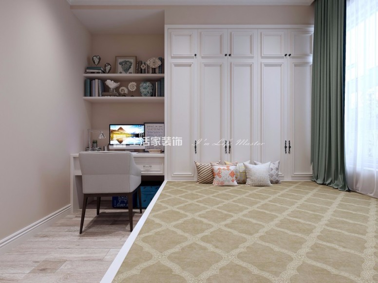 飘窗钻石湾102平简欧