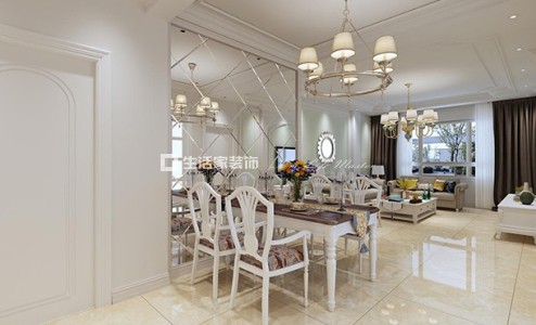 榻榻米简欧 二居室