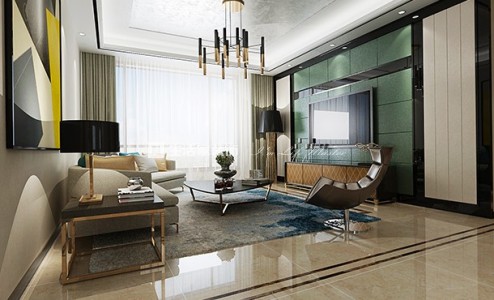 电视墙港式 二居室