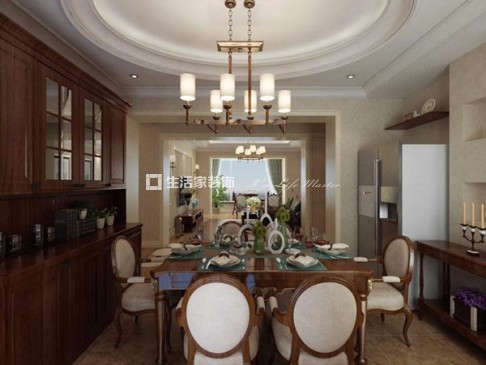 吊顶普罗旺斯 简约美式