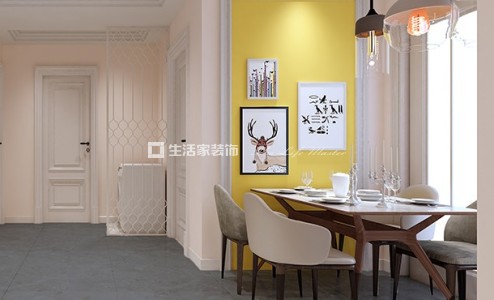 电视墙简美 三居室