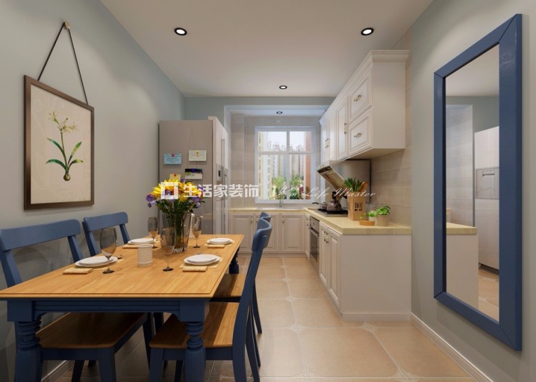 飘窗清新高雅-春柳公园105平