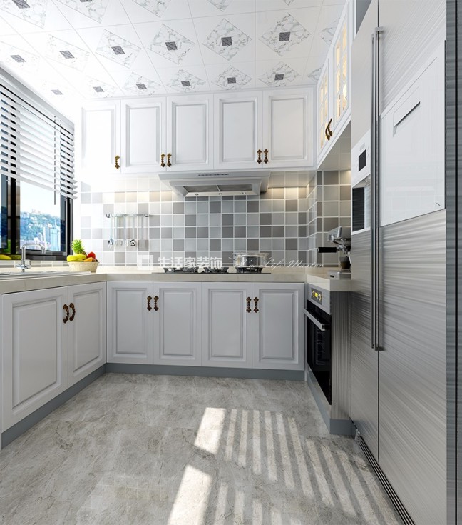 电视墙港铁天颂  简欧风格 装修效果图