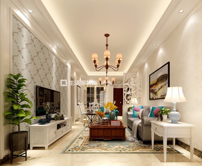 储物柜港铁天颂  简欧风格 装修效果图