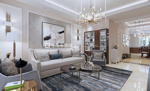 吊顶混搭风 两居室