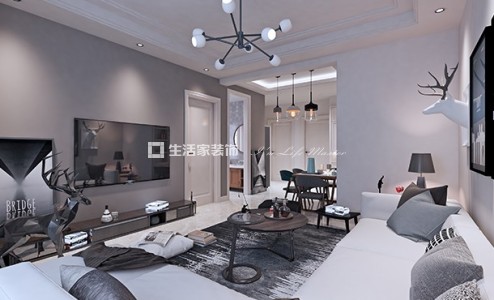 榻榻米北欧风 两居室