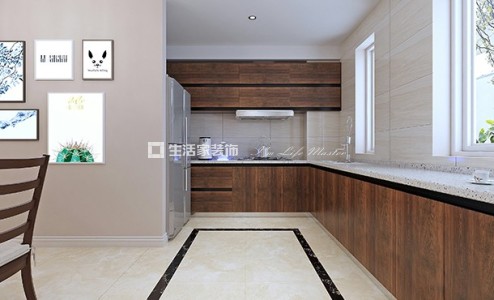 电视墙混搭风 两居室