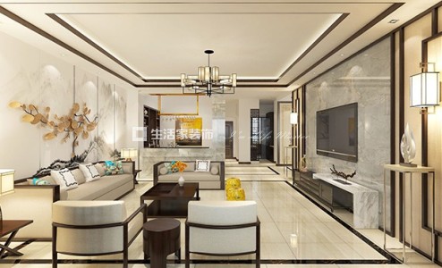 储物柜新中式 三居室