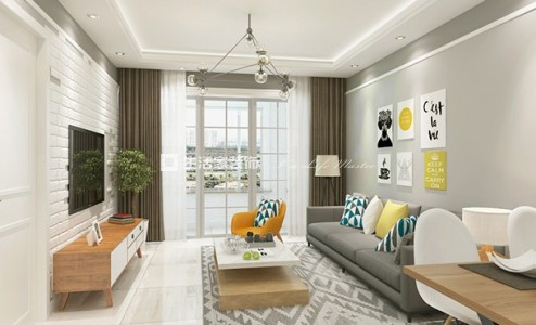 储物柜北欧风 三居室