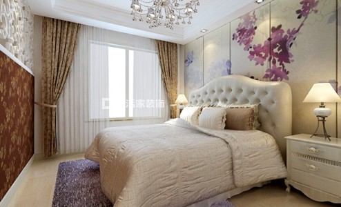 电视墙现代 欧式 三居室