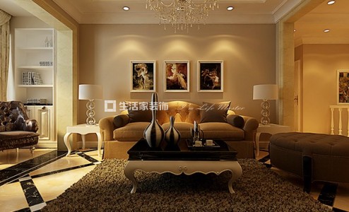 储物柜轻奢后现代 三居室