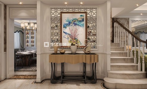 电视墙美式 四居室