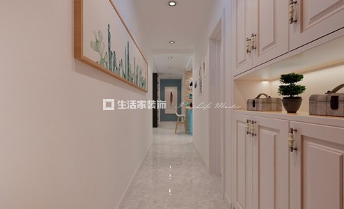 储物柜北欧 极简 三居室