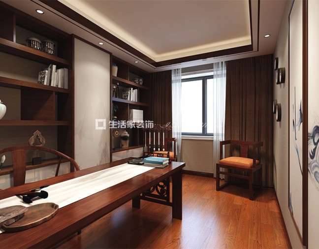 飘窗丹桂园  中式风格 装修效果图