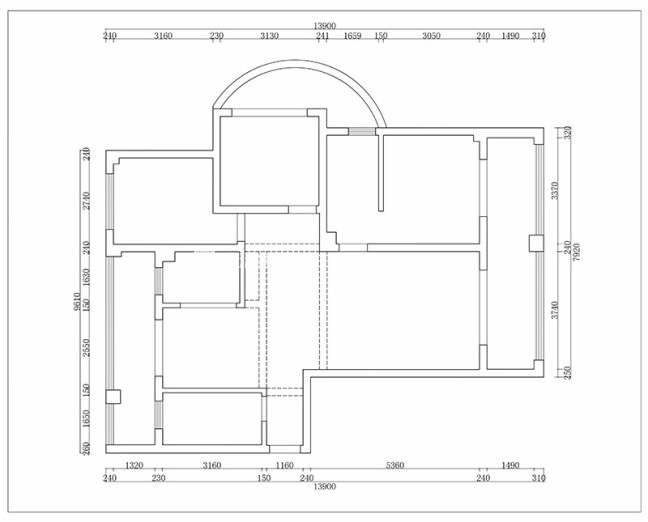户型图万豪公馆   欧式风格  装修效果图
