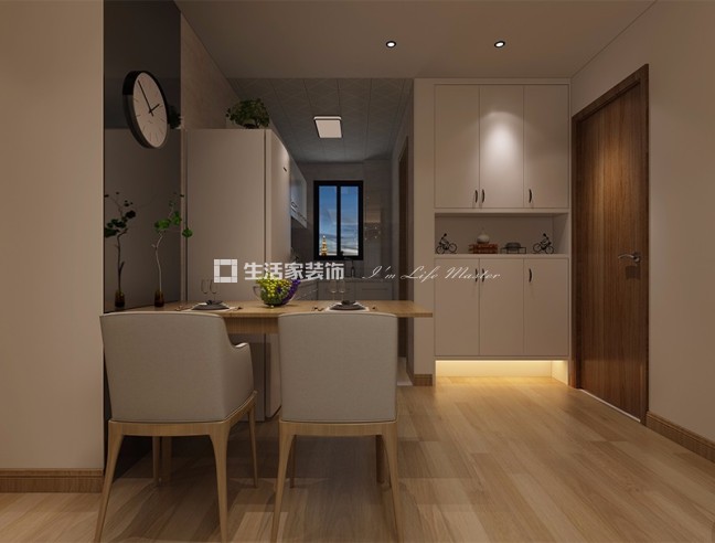 榻榻米光机电小区  北欧风格  装修效果图