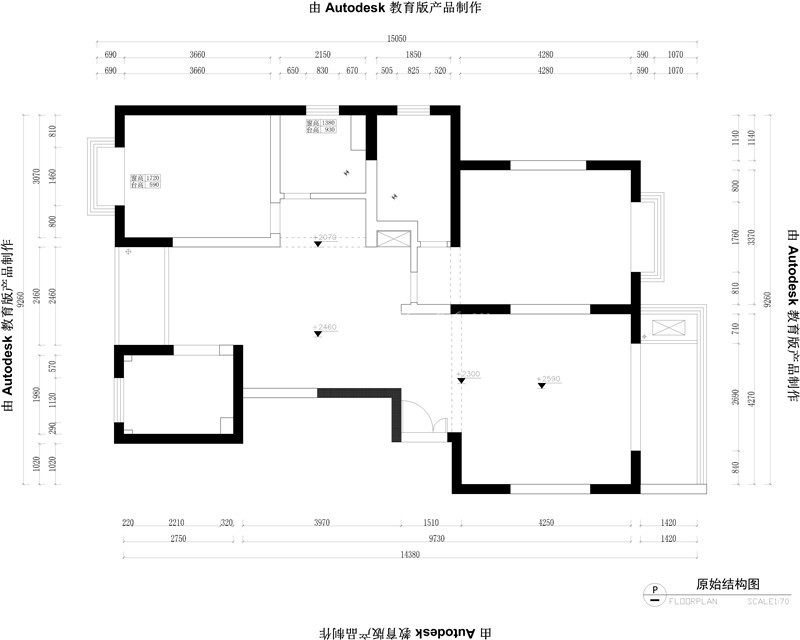 現(xiàn)代戶(hù)型圖裝修效果圖