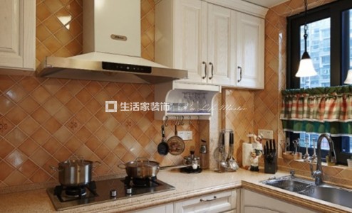 电视墙美式 别墅