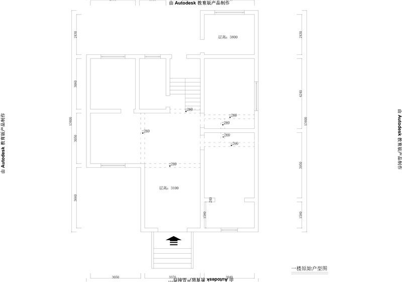 新中式户型图装修效果图