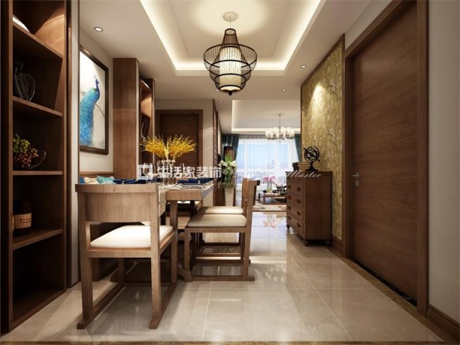 吊顶怡景园   新中式风格 装修案例  生活家装饰