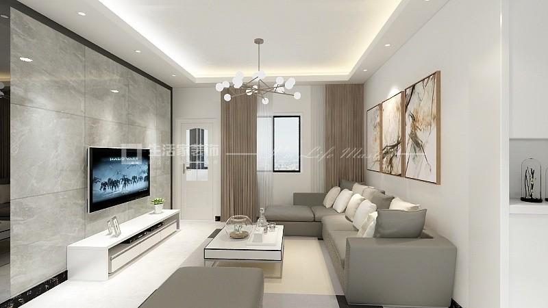 吊顶旧房翻新 装修 现代简约