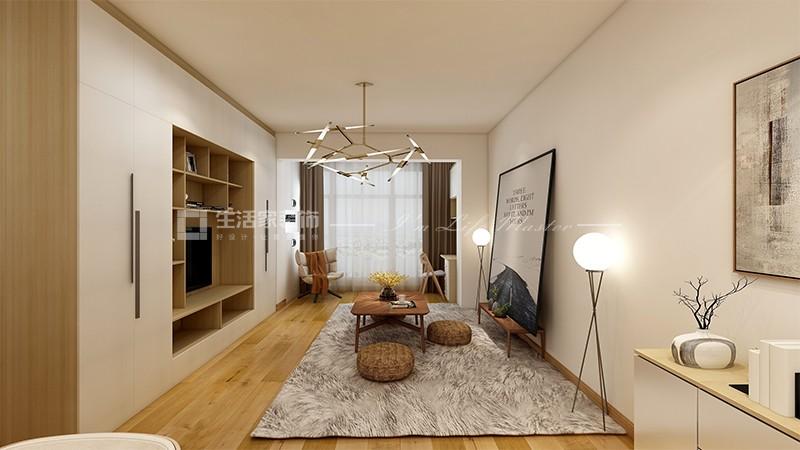 吊顶旧房翻新 简约风格 亚运城 