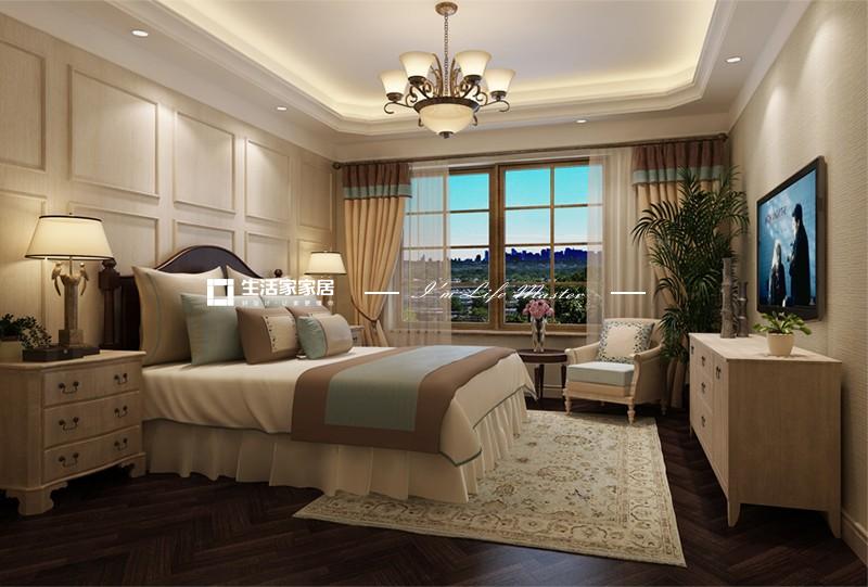 吊顶美式风格 别墅装修 效果图 设计