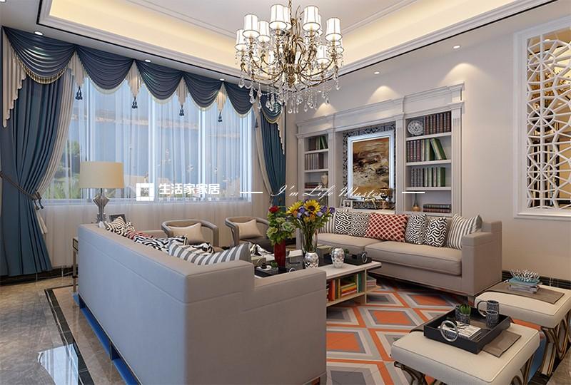 飘窗凤凰城风雅苑  美式风格  广州生活家