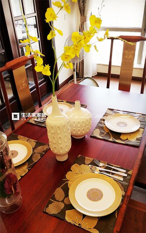 电视墙海尔绿城锦兰园240平中式家装案例