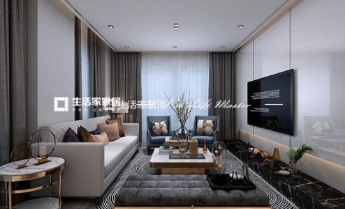 电视墙现代 四居室