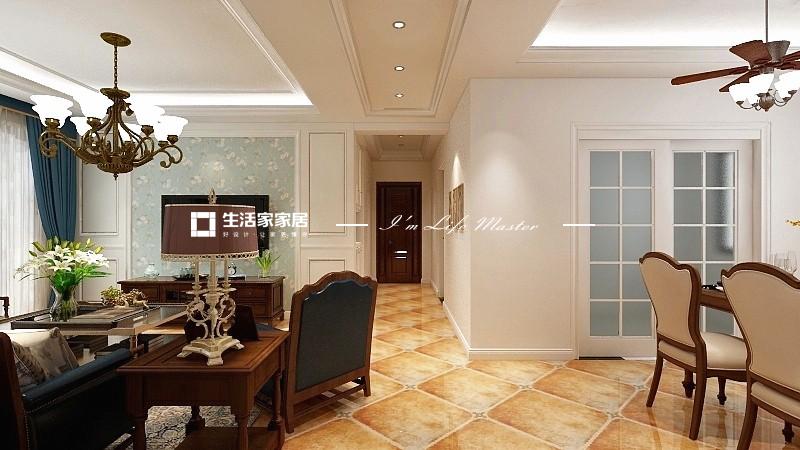 吊顶北大时代美式风格 150平