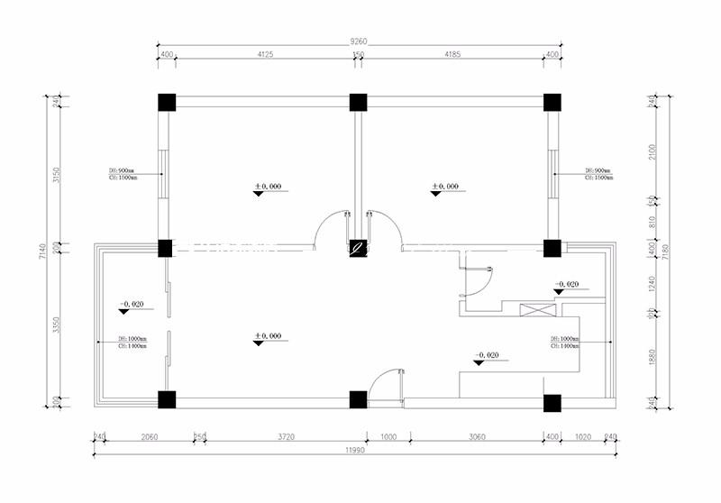户型图广园新村  北欧风格  广州装修公司