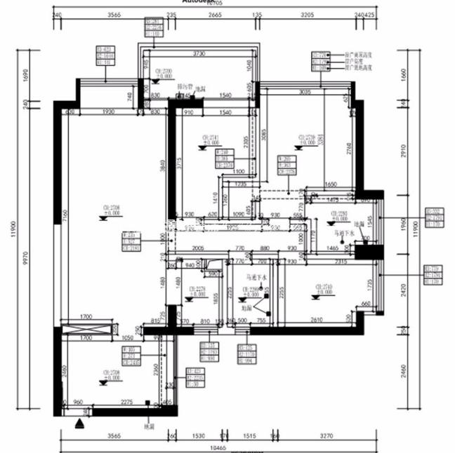 户型图轻奢风格