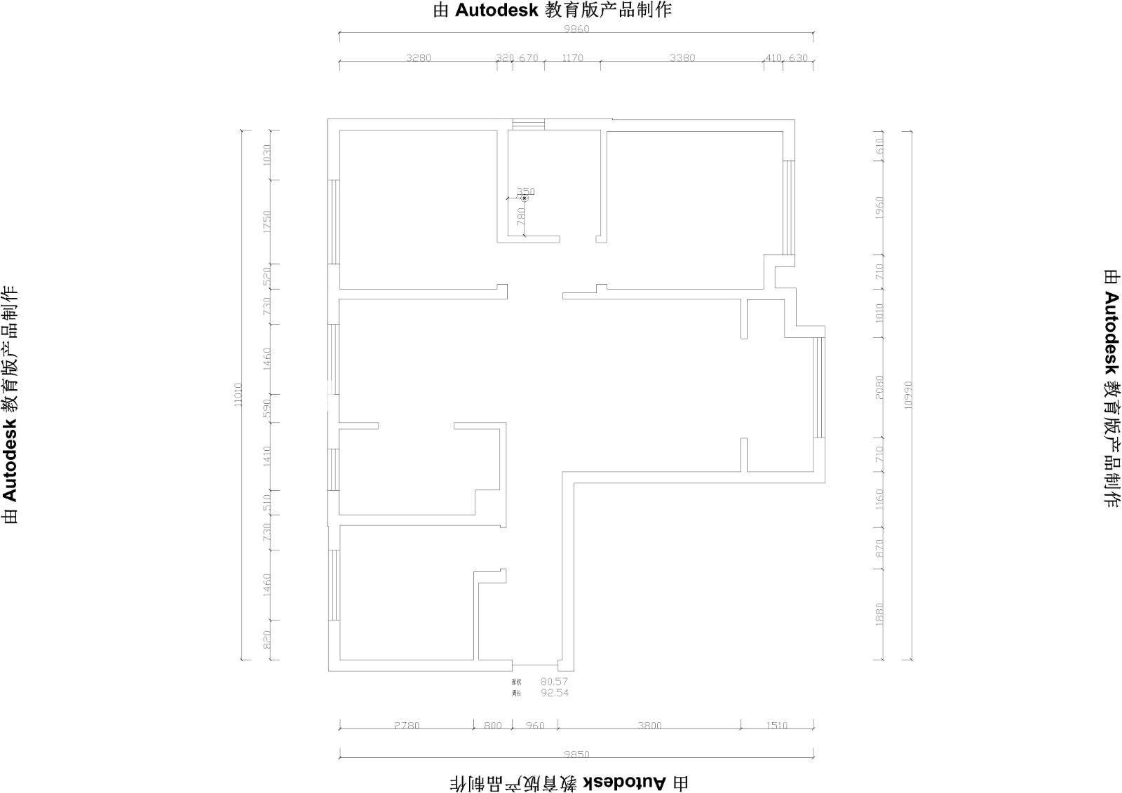 美式户型图装修效果图